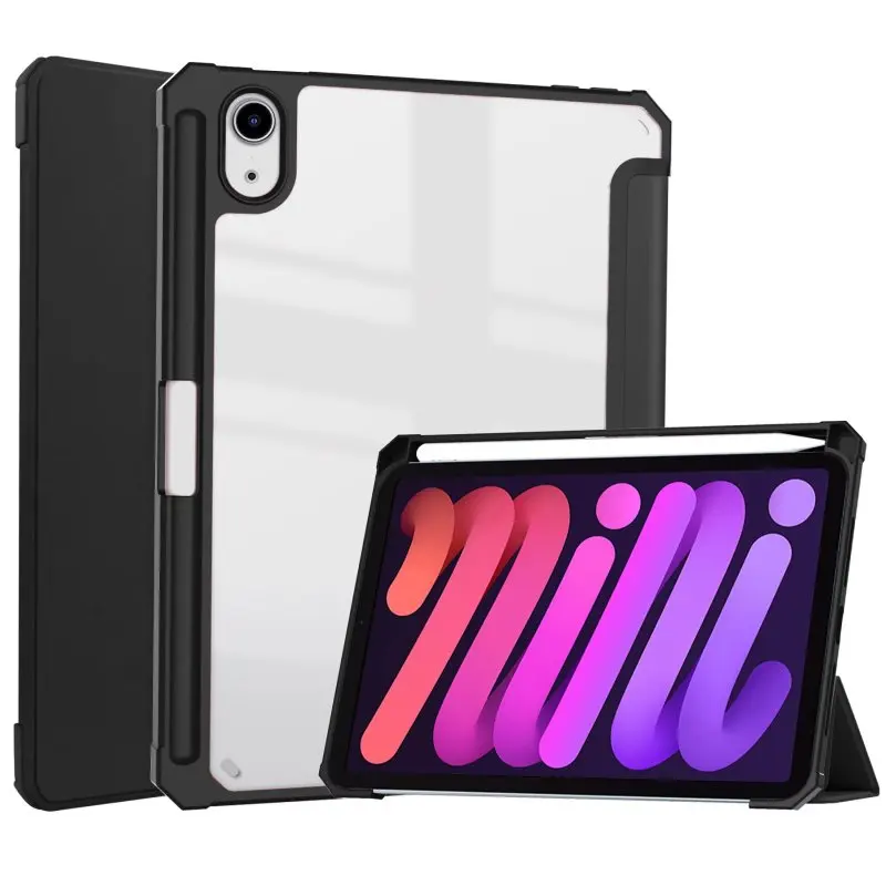 

Case For Apple iPad Mini 6 2021 8.3'' Case Stand Cover Leather Tablet Funda Coque For iPad 6th Generation A2568 8.3 inch