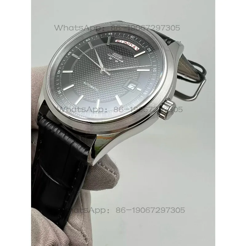 Фото Часы Paris Nail Dial с двойным календарем, полностью автоматические, механические, с черным циферблатом. №4