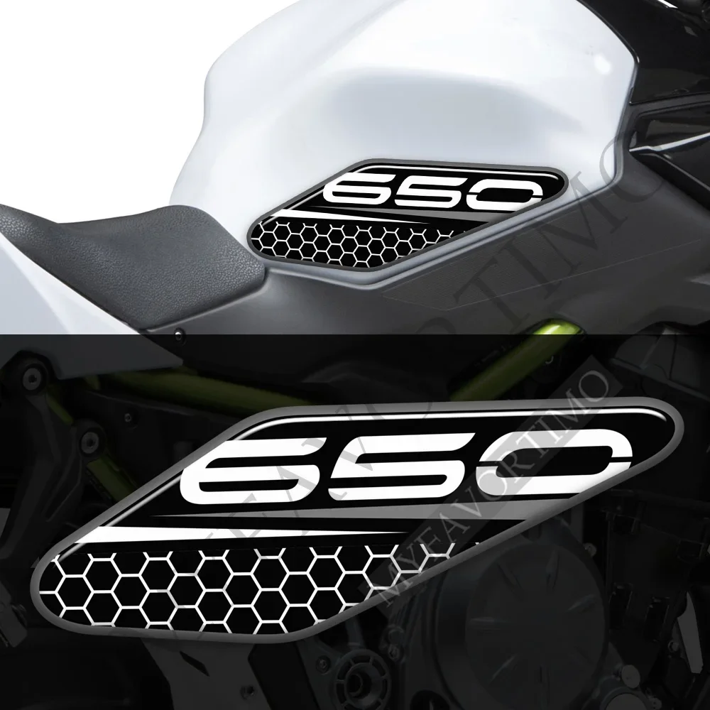 Защитные наклейки на бак для Kawasaki Ninja 650 Z Z650 VERSYS комплект наклеек эмблема колено