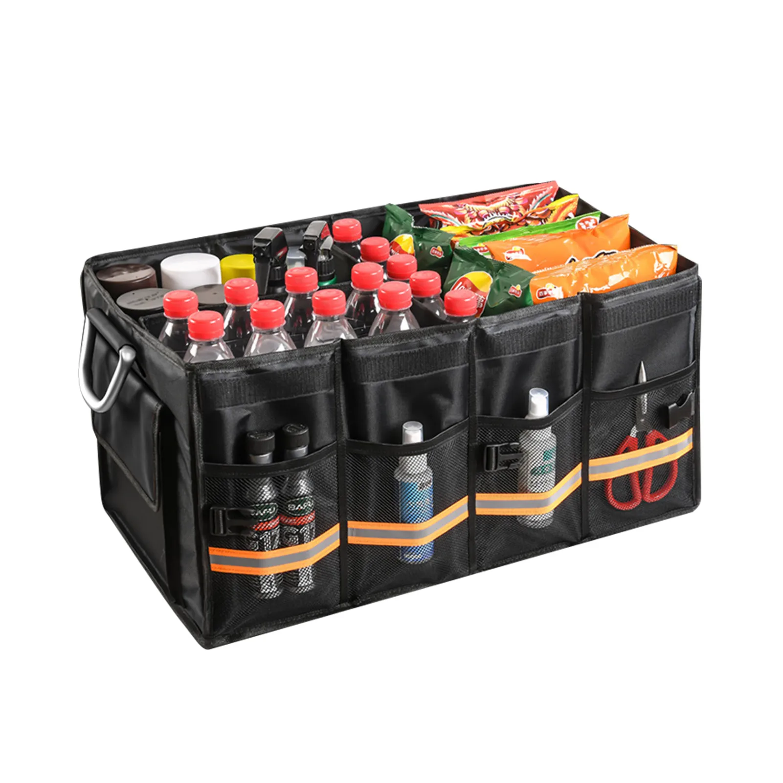 

Складной органайзер для багажника автомобиля, складная коробка для хранения с ручкой, удобная в использовании, компактная Автомобильная об...