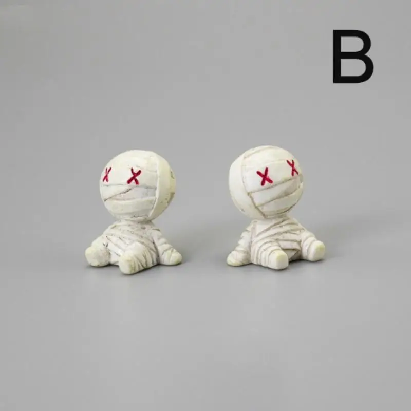 

Милое аниме-мумия, украшение интерьера автомобиля, мини-фигурка мумии, украшение для приборной панели авто центральной консоли