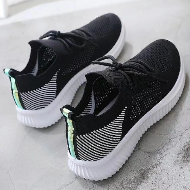 Women's Shoes Spring White New Breathable Sports Mesh Multifunctional Summer Walking Woven Non-slip Women's Sneakers