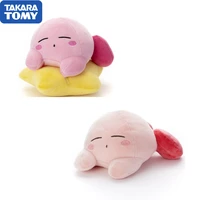 tomy genuine kirby plush doll stuffed toys anime plushie doll stuffed toy pink kawaii kids pillows anime plushie cute gifts