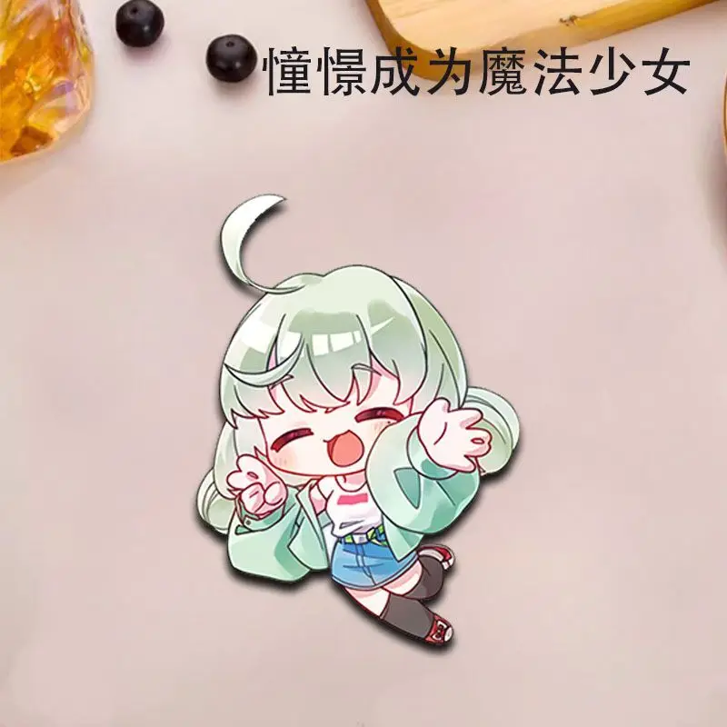 2 шт. акриловые значки с изображением папоротника для девочек каваи мультяшные