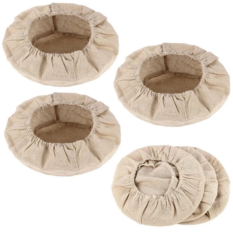 

Круглая корзина для хлеба, тканевая подкладка, баннетоновая ткань, натуральная ротанговая ткань для выпечки, корзина для теста Cover