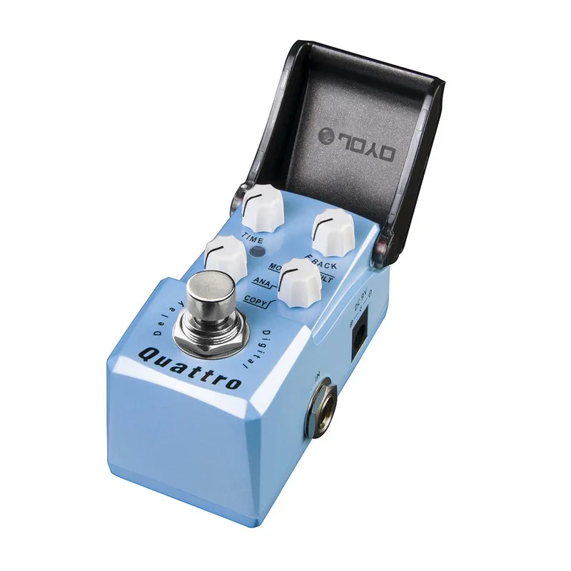 JF-318 Quattro Digital Delay Pedal Guitar Effect Processor Copy Analog Modulation Filtered 4 Modes Effects Guitar Stompbox enlarge