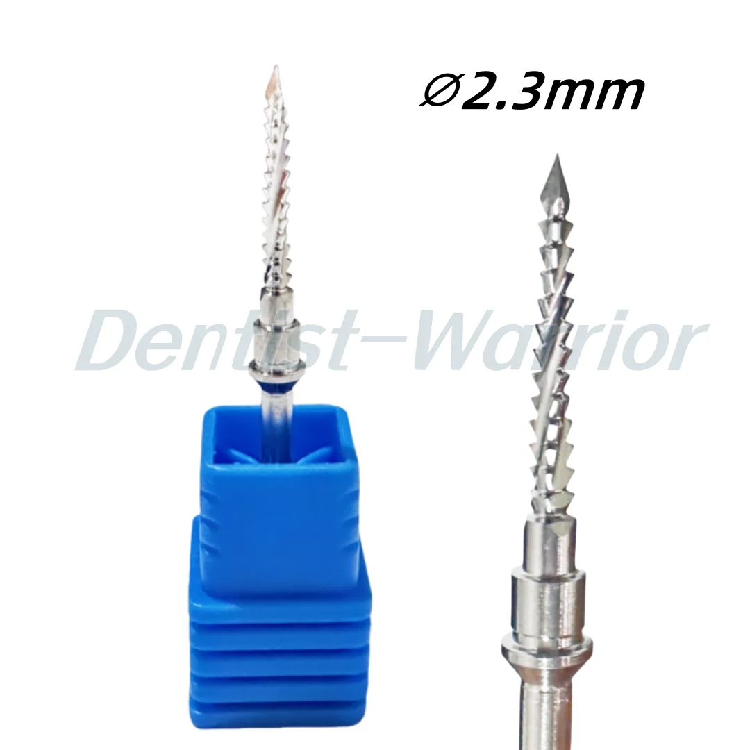 ∅2.3 Стоматологическая крестообразная дрель Implant Bone Side Cut Debris Blade Fit Lindemann Pointed Head