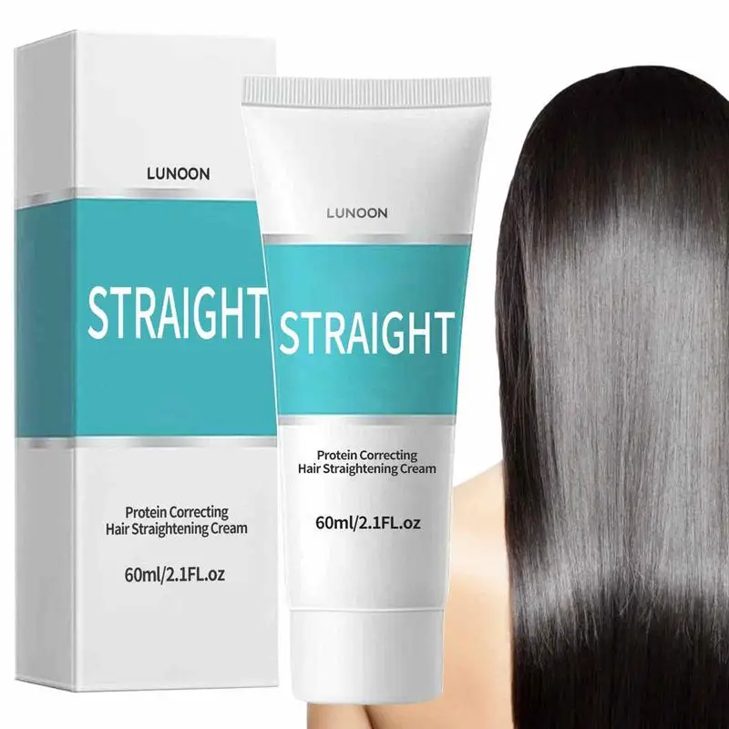 

Протеиновый крем для выпрямления волос, Смягчающий крем для волос, продукт для вьющихся и волнистых волос, здоровый уход за волосами