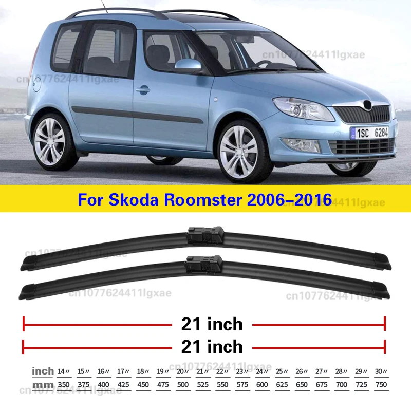 

Для Skoda Roomster 2006-2016 щетки стеклоочистителя переднего стекла 2 шт. аксессуары для окон ветрового стекла 2007 2008 2009 2011 2012 2014 2015