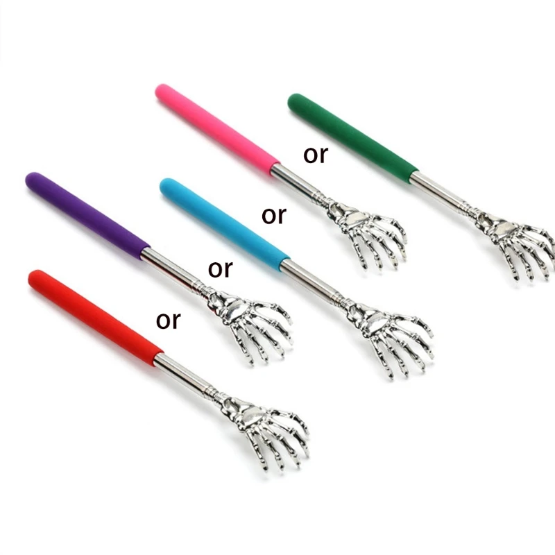 

Telescopic Back Scratcher Extendable Handle,Portable Stainless Steel Hand Massage Tool,Extends from 9.45" to 24.02"