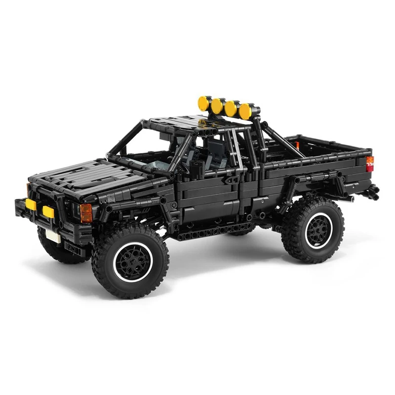 Фото Изысканный новый строительный блок MOC, внедорожный горный грузовик, технические модули, кирпичная модель, подарок, Рождественская игрушка, набор для сборки «сделай сам» №4