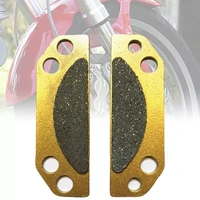 2pcs 2203147 parking brake pads motorcycle bike security disc brake plate compatible with ranger 500 700 800 900