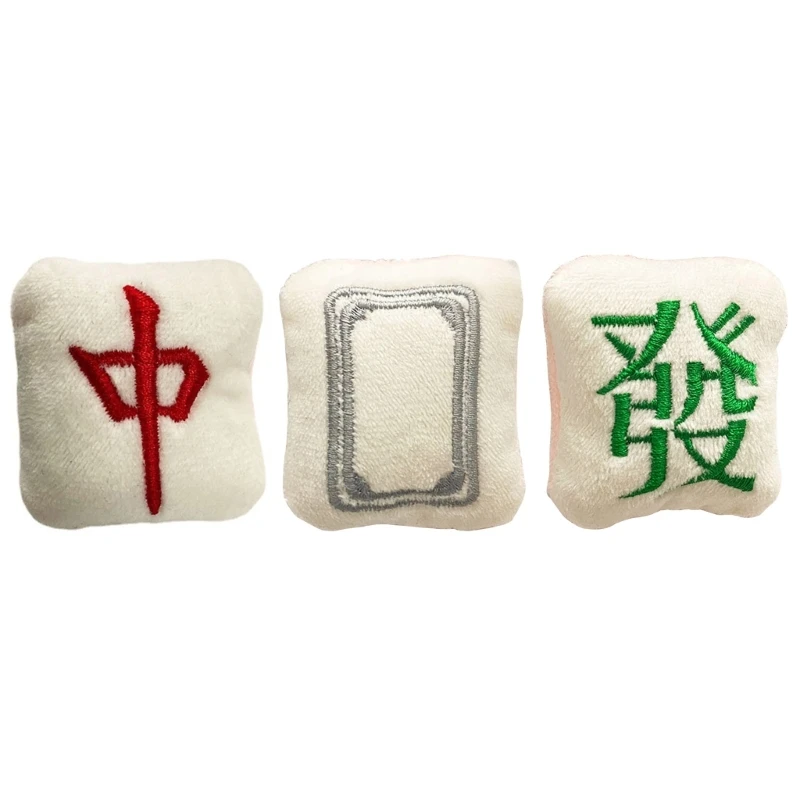

Y2k Aesthetic Plush Mahjong Hairpin for Woman Cute Sweet Style Charm Hair Clip