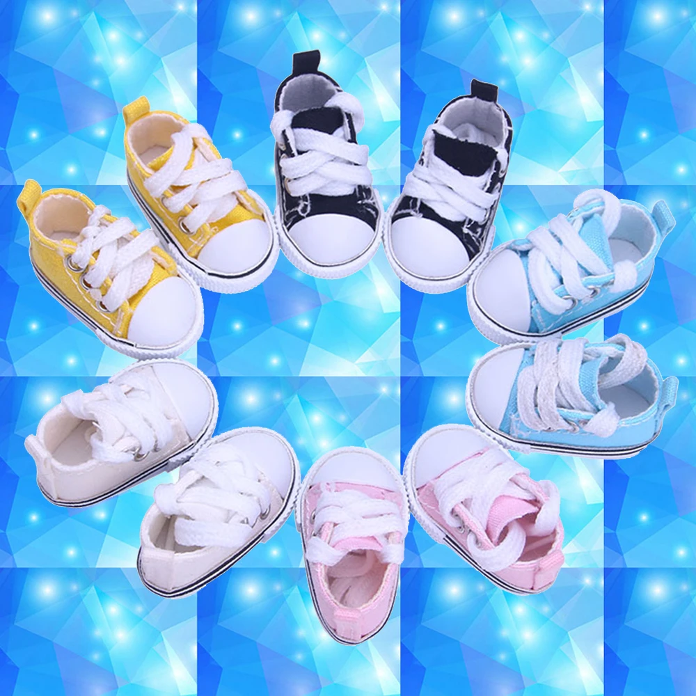 Брезентовые ботинки для куклы Wellie Wishers 9 цветов 5 см |