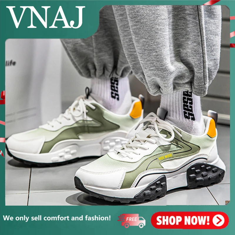 

VNAJ Man Sneakers Wearable Rubber Outsole Casual Sneakers Men Shoes Tenis Sports Trainers Chaussure Homme Zapatillas Hombre