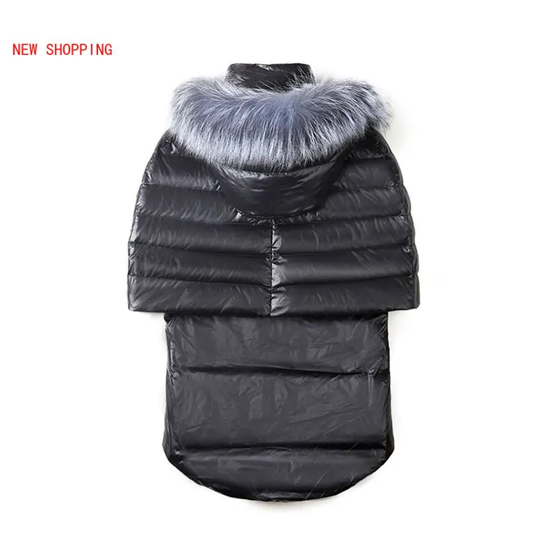 Real Fox Fur Collar Down Hooded Sleeveless Vest Women Autumn Winter White Duck Down Jacket Woman Fashion Warm Coat Parkas Coats