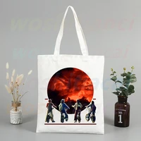 eleven cartoon harajuku shoulder canvas bags large capacity college harajuku handbag women bag shopping bag