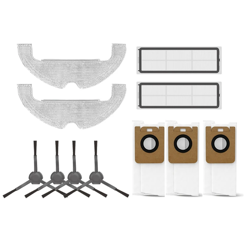 

Dust Bag Mop Cloth Filter Side Brush For Dreame Bot Z10 Pro L10 Plus Accessories Mop Cleaning Cloth Vacuum Cleaner Parts