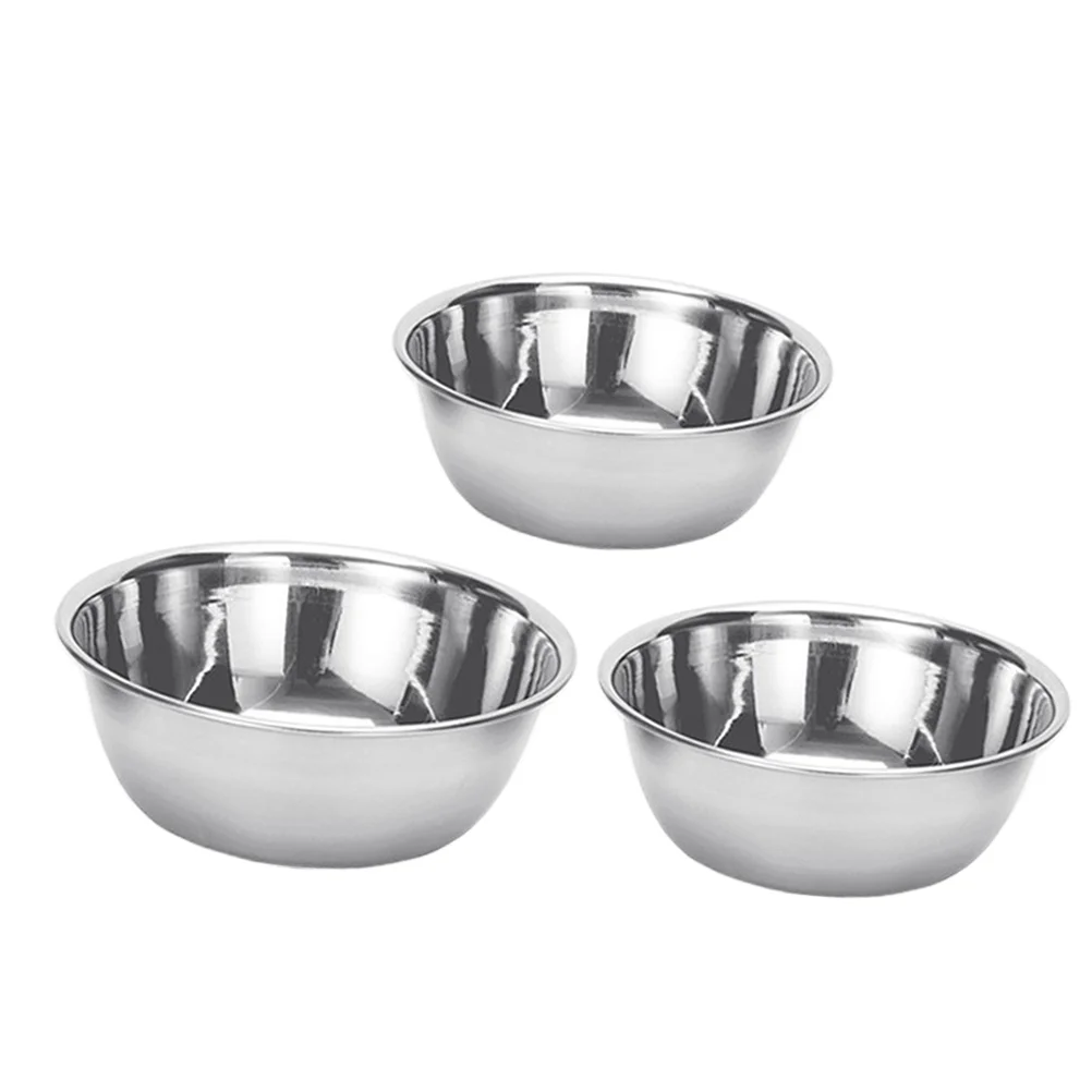 

Bowl Metal Steel Bowls Iodine Snack Fruit Salad Appetizer Tableware Set Plate Cup Mixing Serving Rice Noodle Dessert Soup