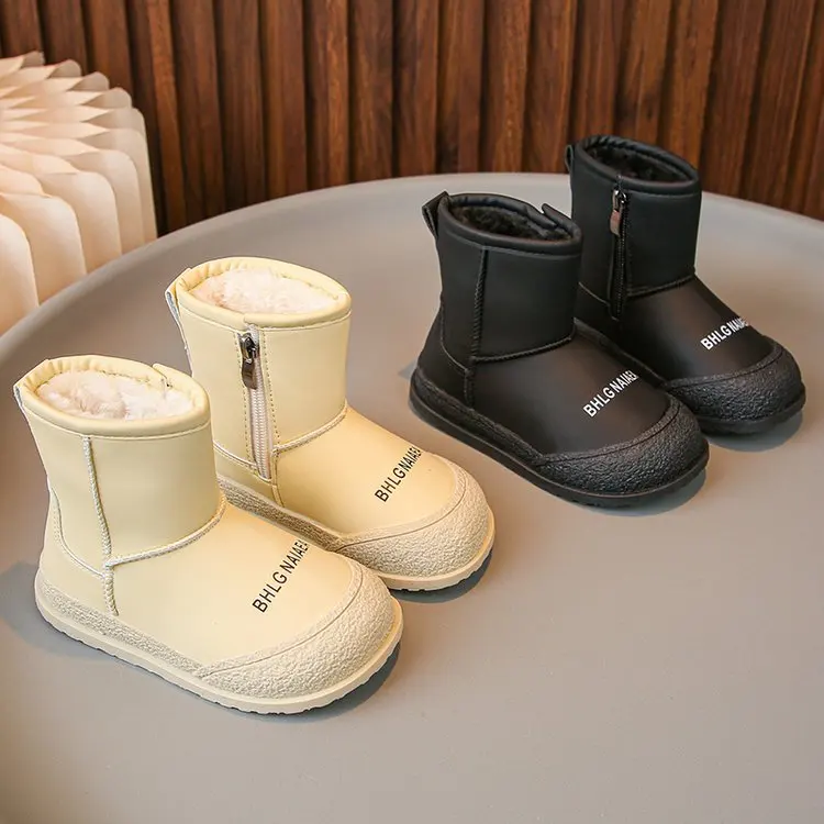 Детские зимние ботинки коллекция 2024 зимняя утепленная непромокаемая теплая