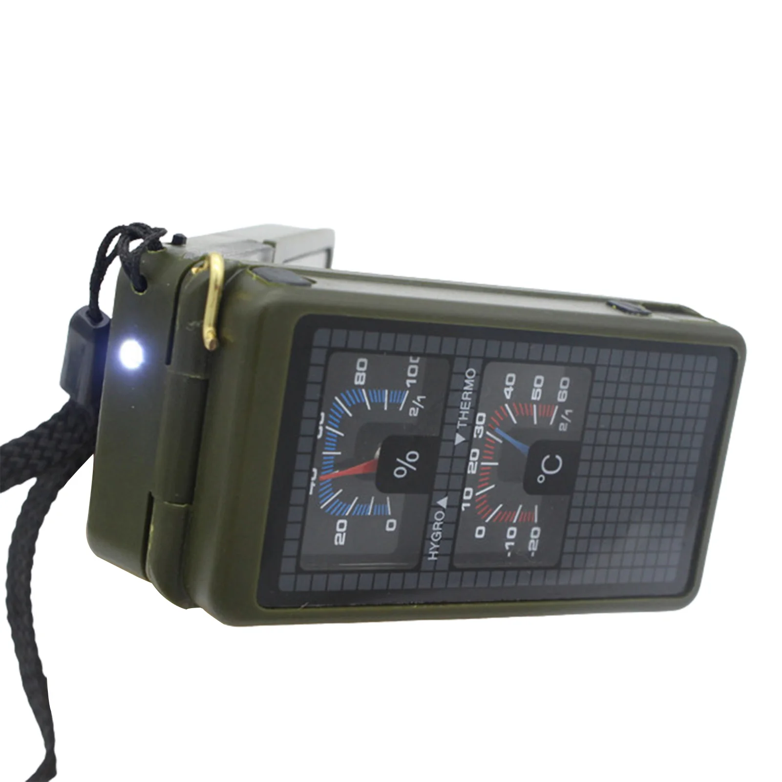 

Водонепроницаемый компас, ориентирующийся компас светодиодный светодиодным фонариком, взрывобезопасный Компас для кемпинга, пешего туриз...