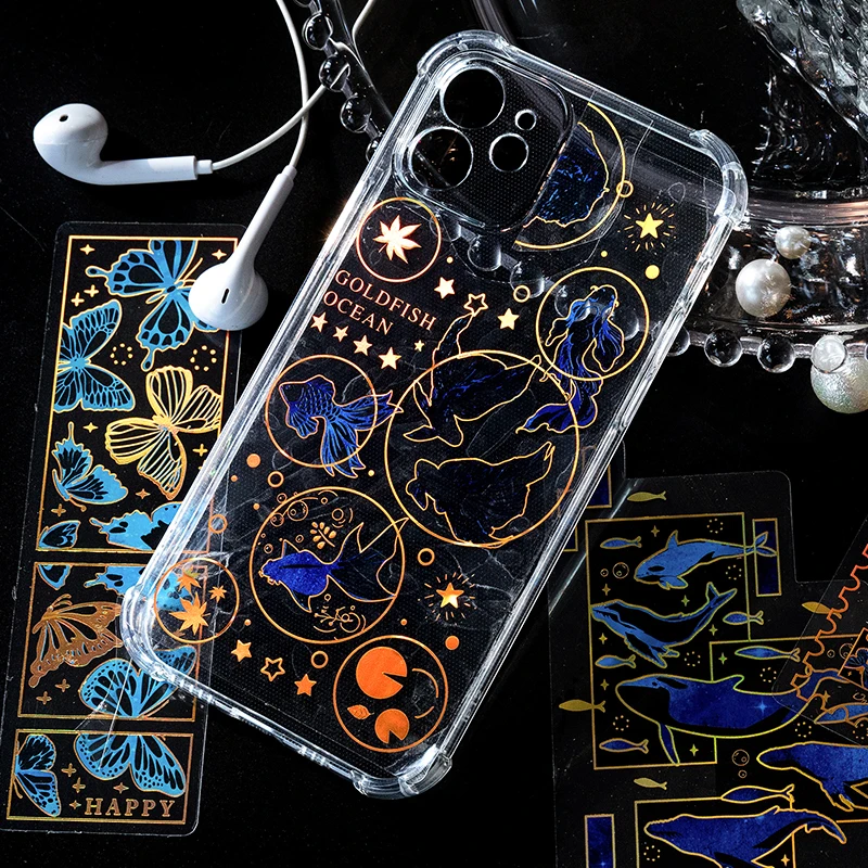 Альбом с бабочками 10 листов для стикеров Самоклеящиеся украшения разноцветными