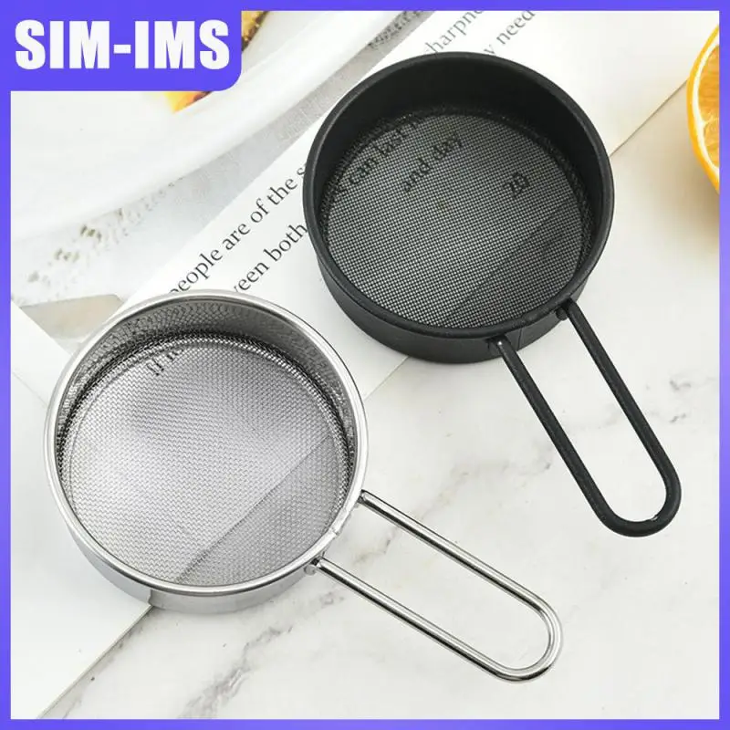 

Wire Fine Mesh 40 Mesh Hand-held Household Flour Sieve 430 Stainless Steel Sugar Powder Mesh Sieve Kitchen Gadgets Baking Tool