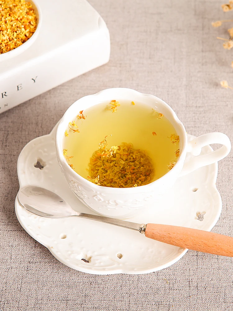 Сушеный ароматизированный чай с османтусом натуральный травяной Guangxi Guilin листья