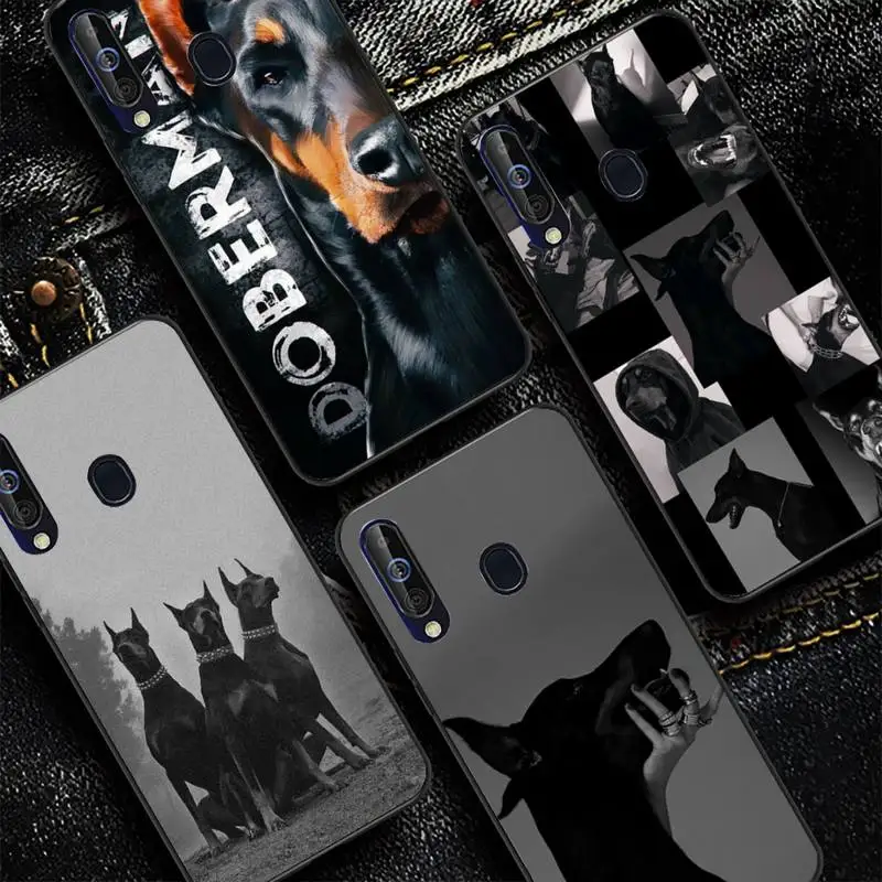 

Animal Dachshund Doberman dog Phone Case for Samsung Galaxy A 51 30s a71 Soft Silicone Cover for A21s A70 10 A30