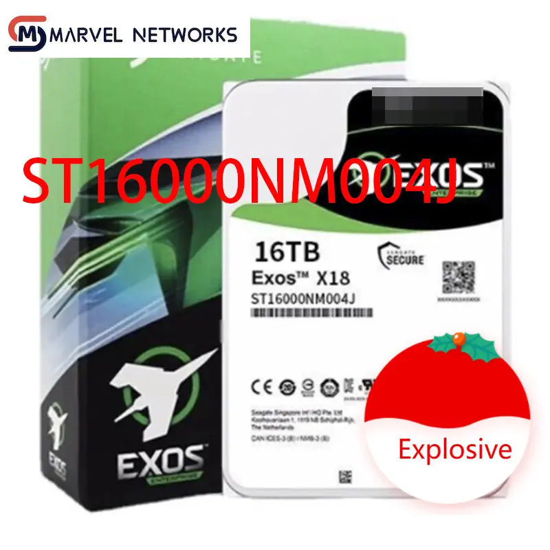 

100% Original ST16000NM004J 16TB 3.5-inch 7200 to SAS port 256M Cache Enterprise Hard Disk Server Hard Disk for Seagate