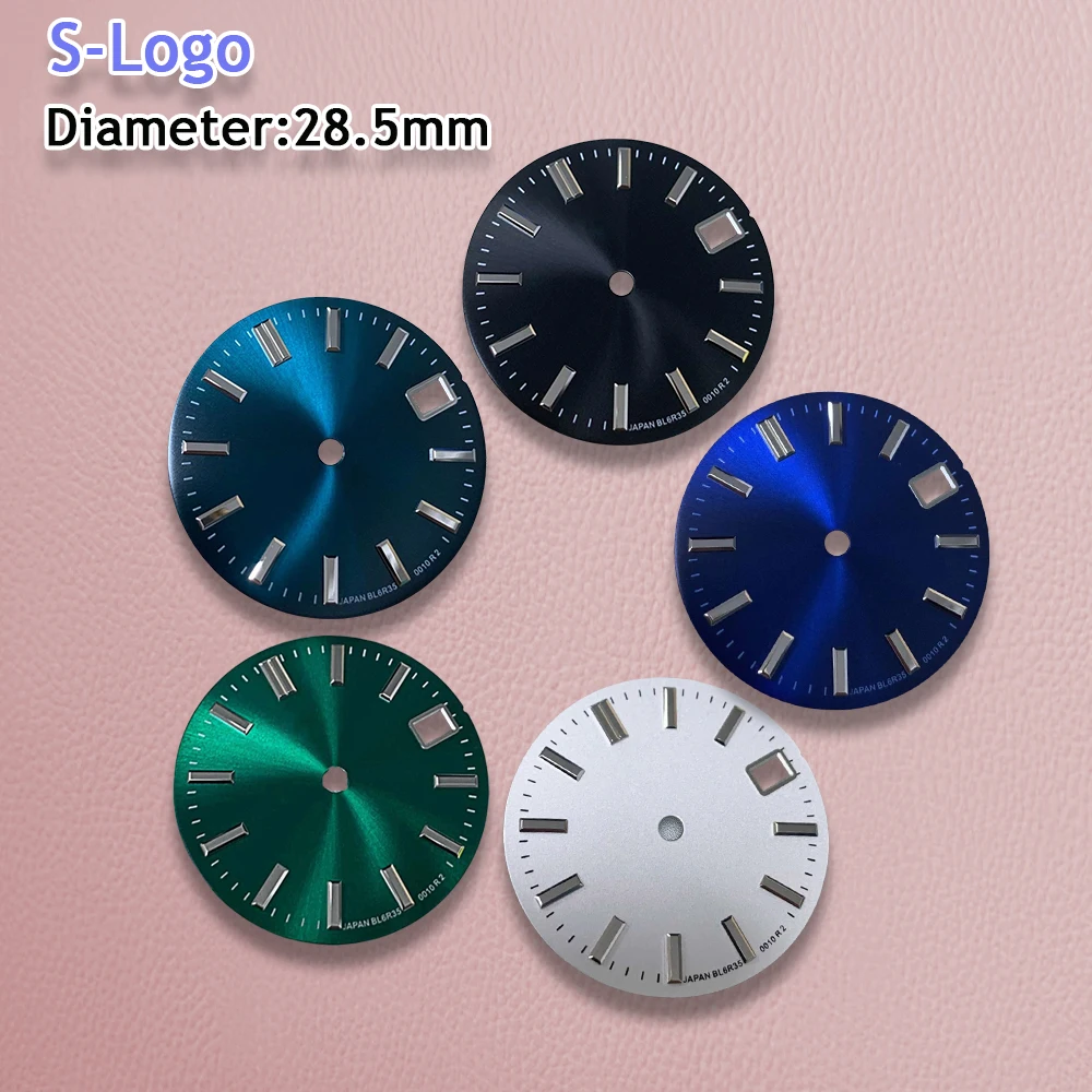 Циферблат с логотипом GS 28 5 мм для механизмов Seiko NH35/NH36/4R/7S