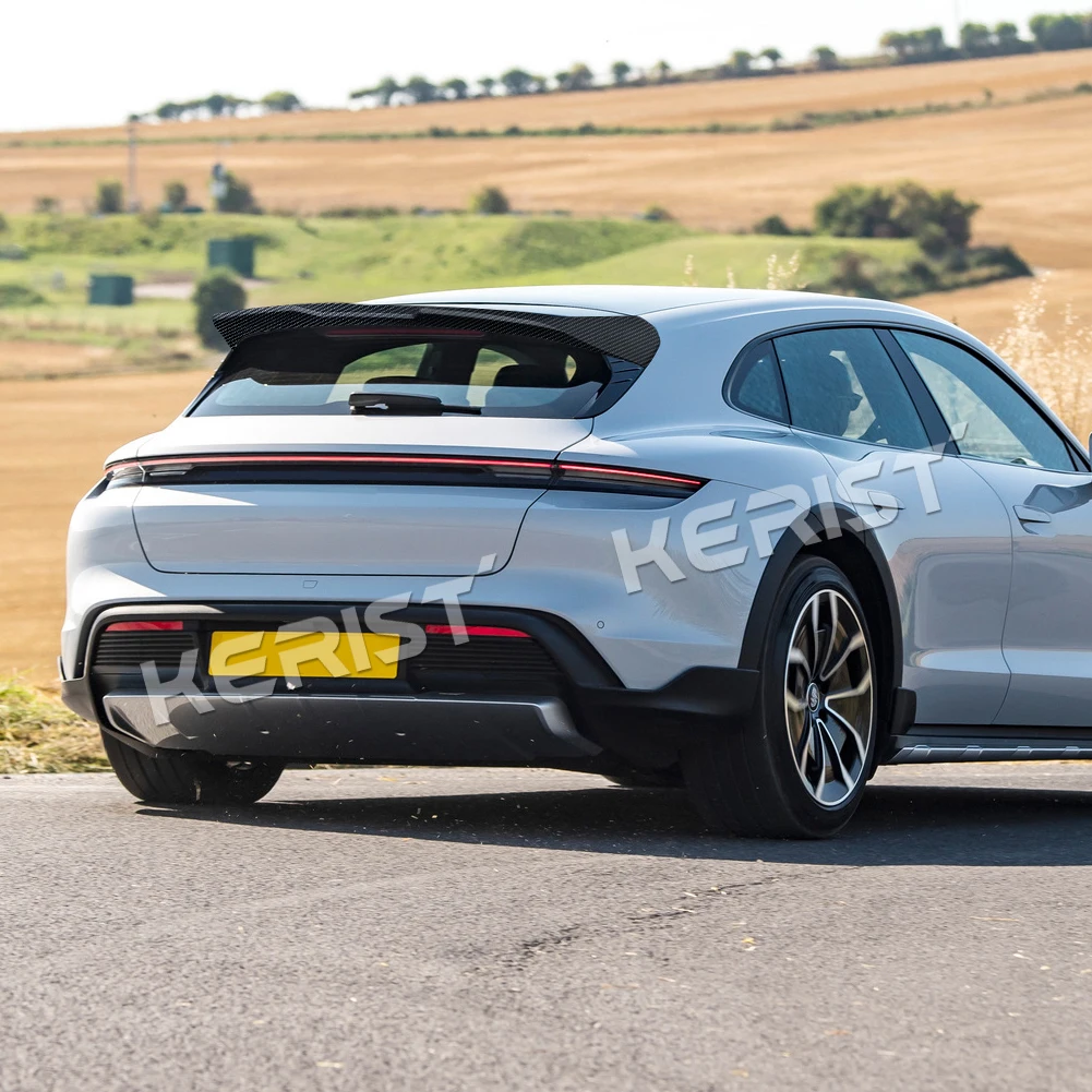 Углеродное волокно верхнее крыло задний спойлер багажника для Porsche Taycan Turismo 4S Turbo S