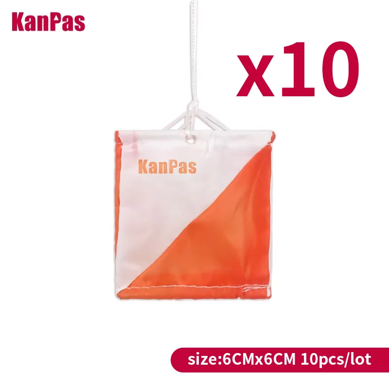Фото KANPAS 10 штук/лот, мини-флажки для ориентирования 6x6 см №1
