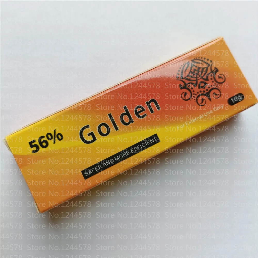 Newest 56% Golden Tattoo Cream Before Permanent Makeup Microblading Eyebrow Lips Body Skin 10G
