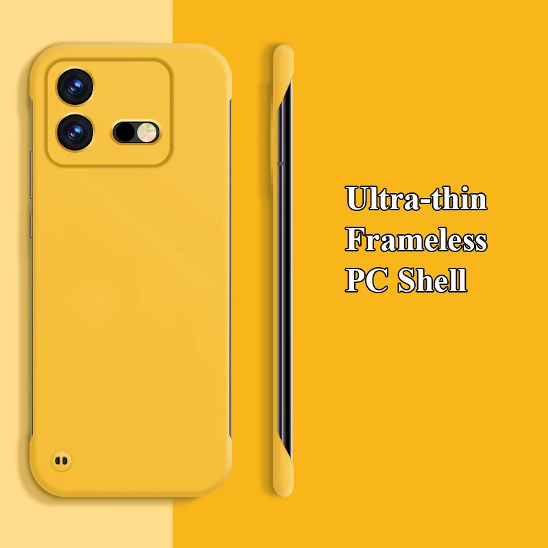 Ультратонкая Безрамная матовая задняя крышка для телефона vivo iQOO Neo 9 9s 8 7 6 5 Neo9 Neo8 SE