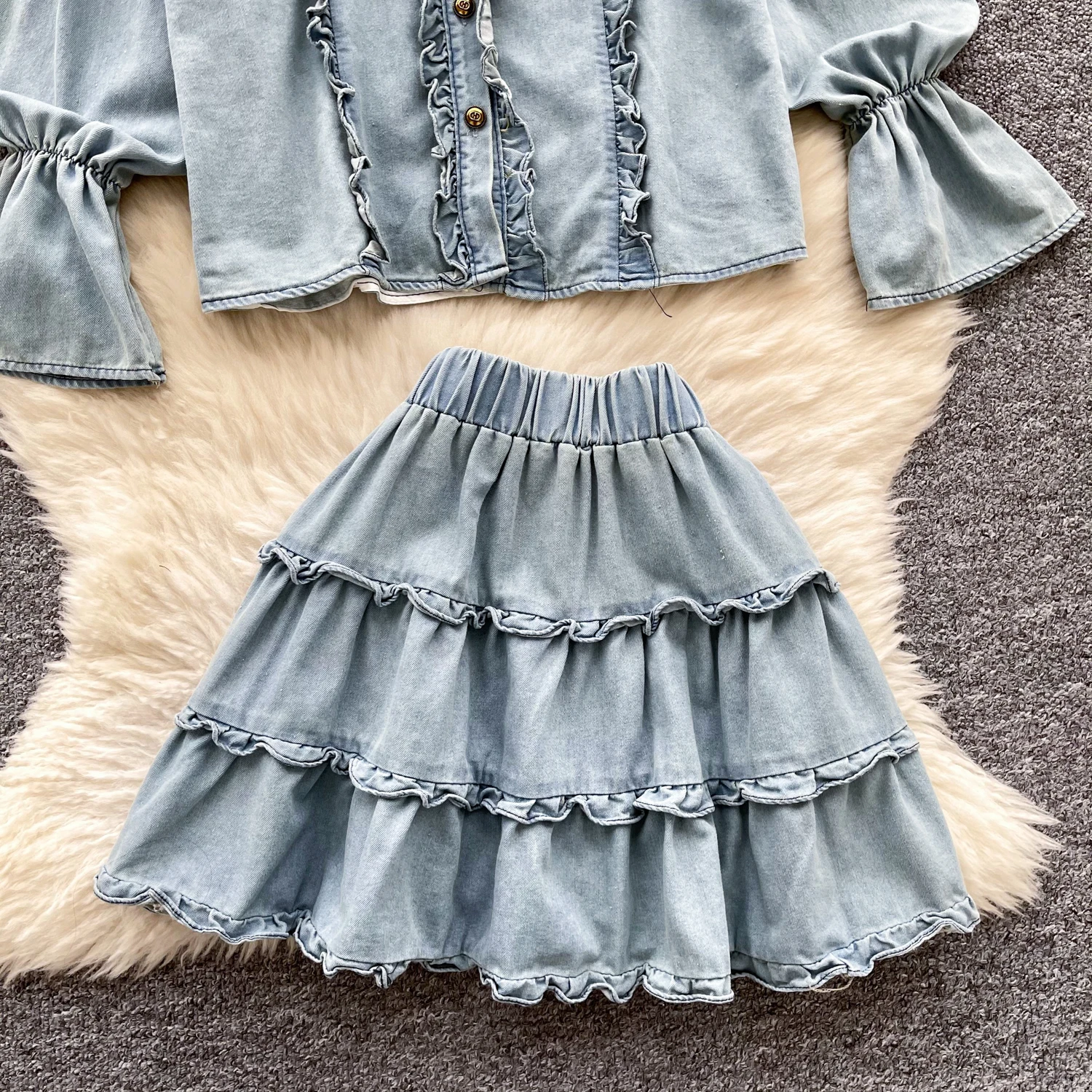 Женские джинсовые костюмы Amolapha