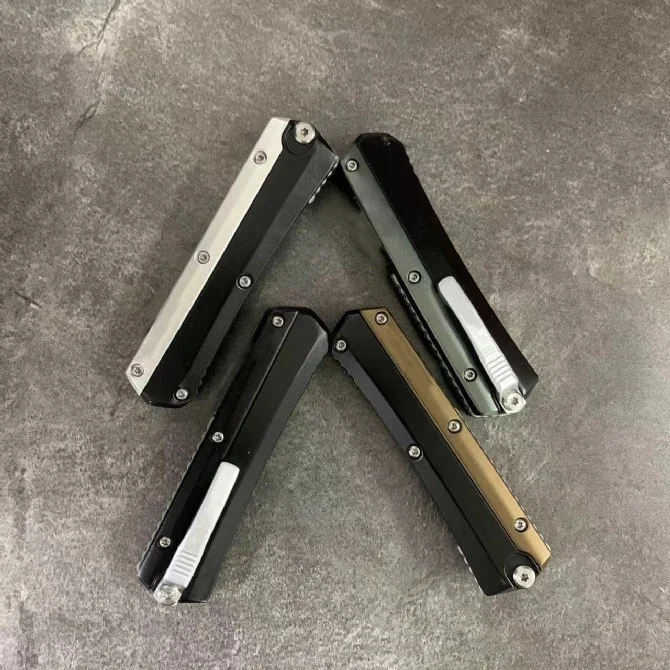 Мини GLYKONSnake карманный нож D2 лезвие ручка из алюминиевого сплава двойного
