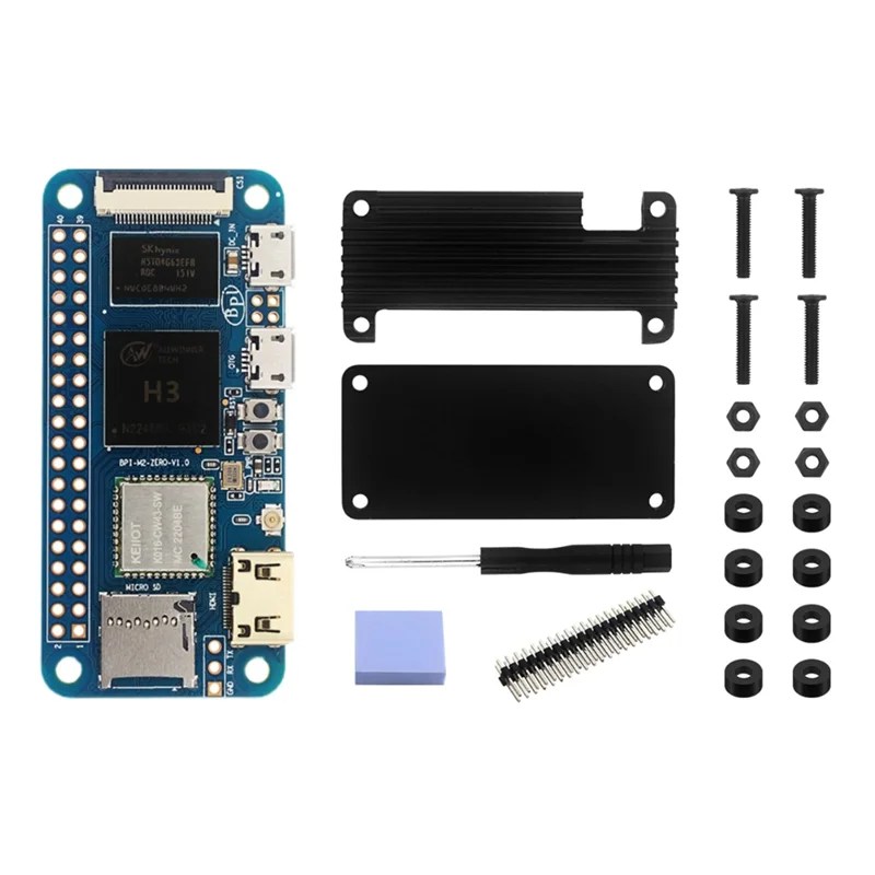 

For Banana Pi M2 Zero Development Board+Aluminum Case Quad Core 512MB Allwinner H3 Open Source Motherboard