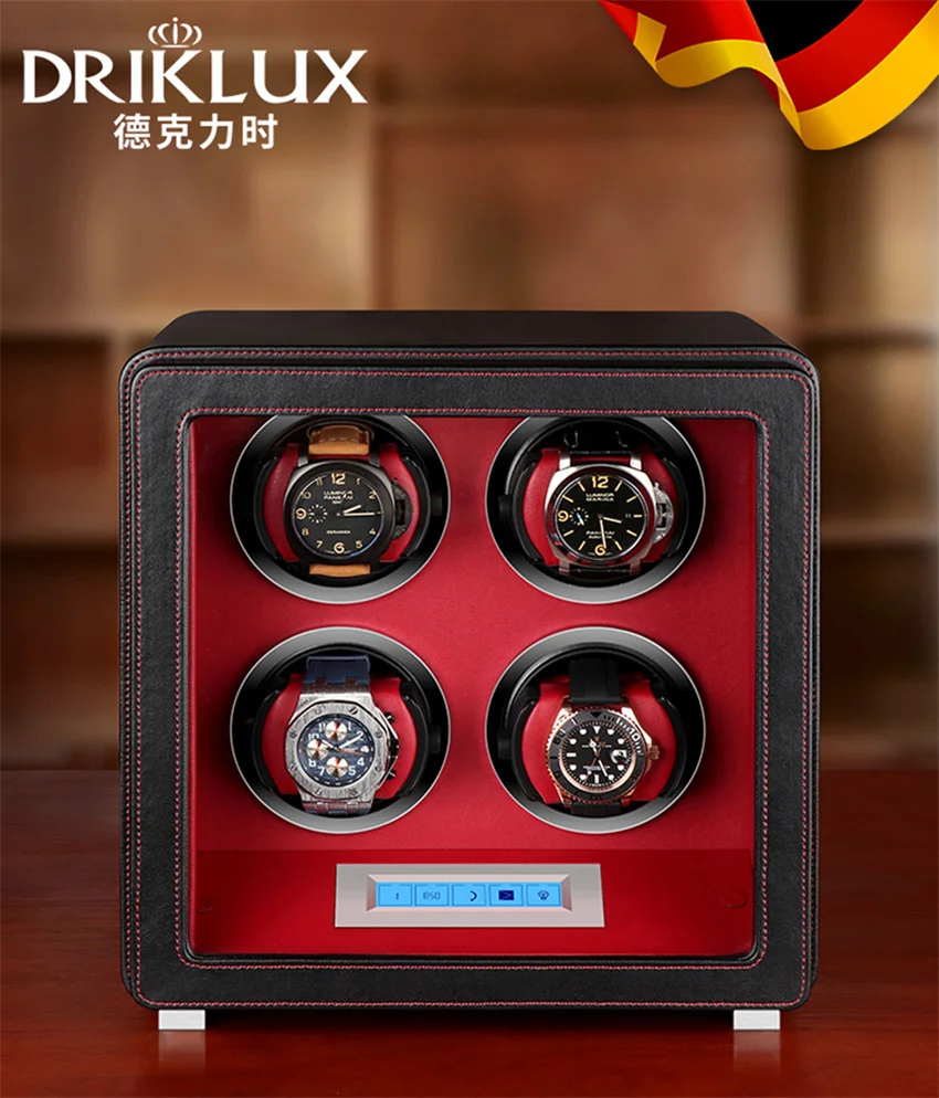 Часы-шейкер Driklux механические элегантные вращающиеся на 4 слота для дома - купить