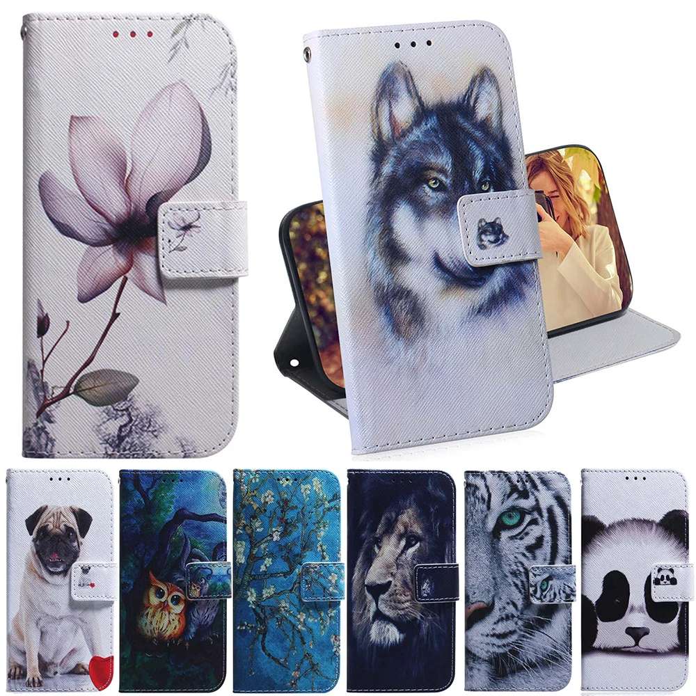 

Kids Card Holder Wallet Flip Case For Huawei Honor 7S 7A 8S 8A Y5P Y6P P10 P20 Pro P30 P40 Y5 2018 Y6 Y9 Prime 2019 Phone Cover