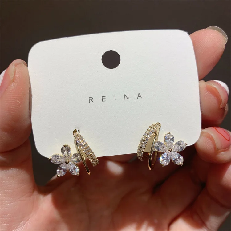 Корейский Новый дизайн модные ювелирные изделия изысканный медный набор