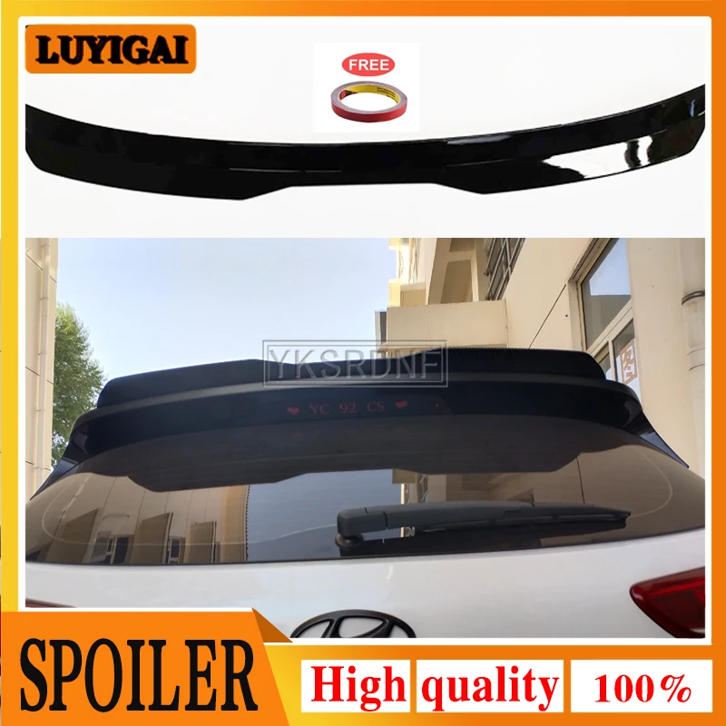 

For Hyundai Tucson IX35 IX25 Spoiler 2011 2012 2013 2014 2015 2016 2017 2018 2019 2020 ABS Plastic Rear Spoiler Wing Trunk Cover