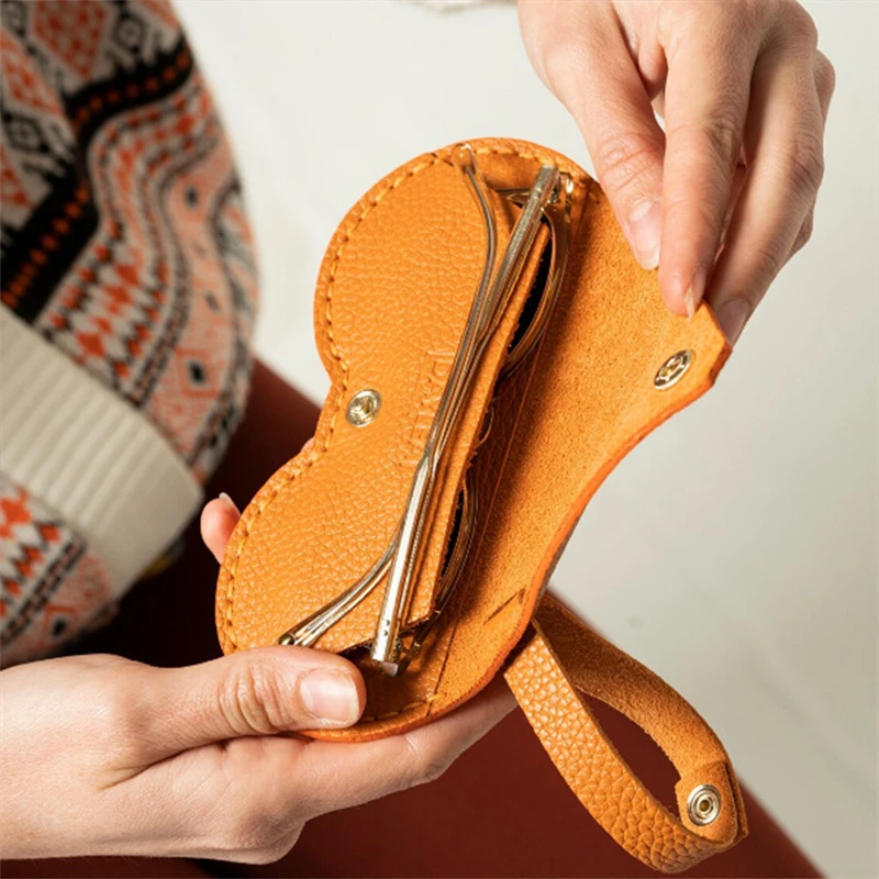 Retro Glasses Bag Sunglasses Glasses Case Simple Protective Case Portable Myopia Frame Case Storage Glasses Bag