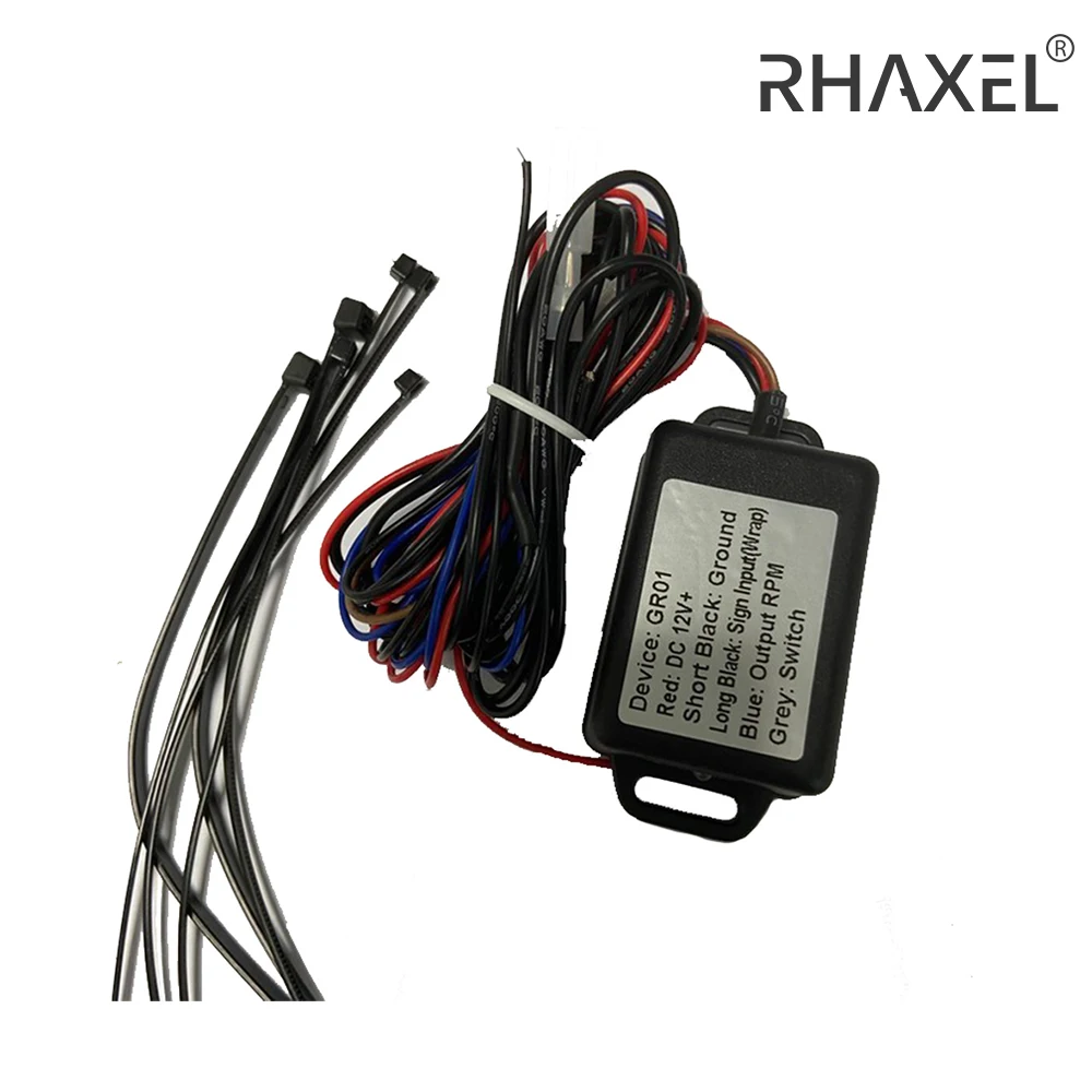 RHAXEL Регулируемый Генератор Тахо-об/мин Адаптер Сигнала 4 Импульса Круглый 12 В 24