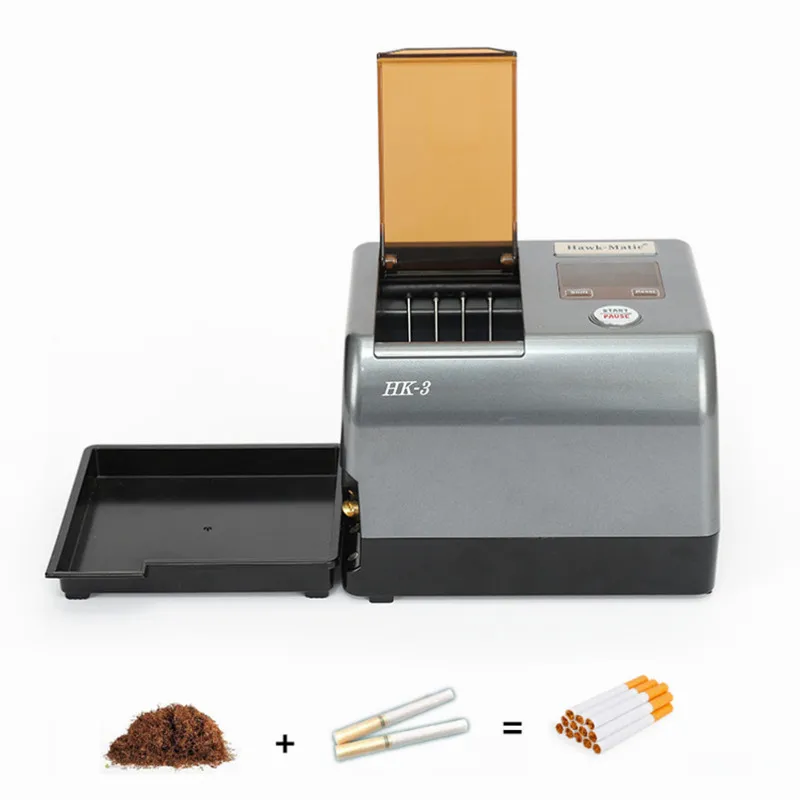 

Electric Automatic Cigarette Rolling Machine 8mm Smoker Tube Gadgets for Men Home Use Tobacco Injector Maker Smoking Accessories