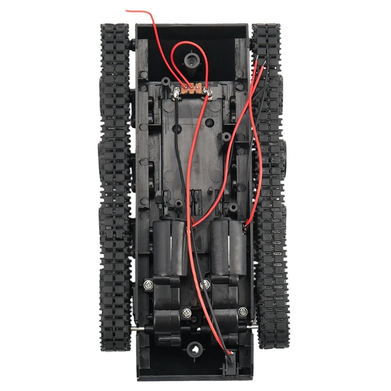 Робототехнический набор для создания автомобиля-танка Rc Tank Smart Robot Car Chassis Kit Rubber Track Crawler For Arduino 130 Motor Diy Toys Children.