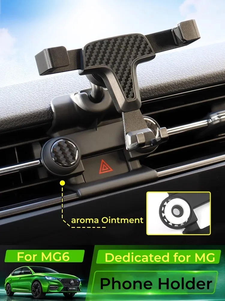 

Автомобильный держатель для мобильного телефона, зажим для воздуховыпускного отверстия, подставка для Gps для телефона MG6, подставка, кронштейн, гравитационные автомобильные аксессуары