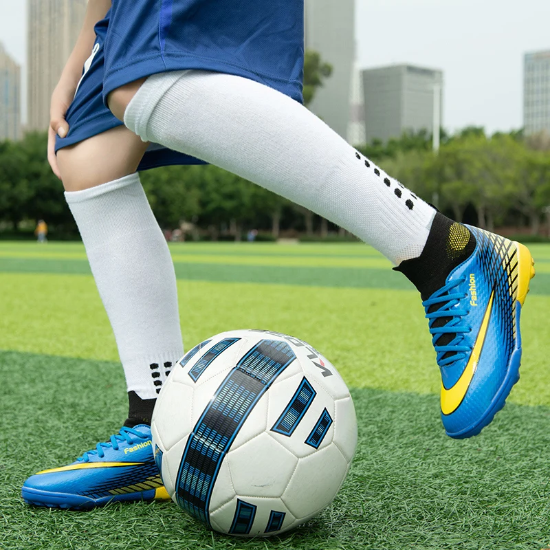 SENAGE Professional Football Boots Children Indoor Training Soccer Shoes for Kids Boy Girl Adolescents Cleats Futsal Sneakers