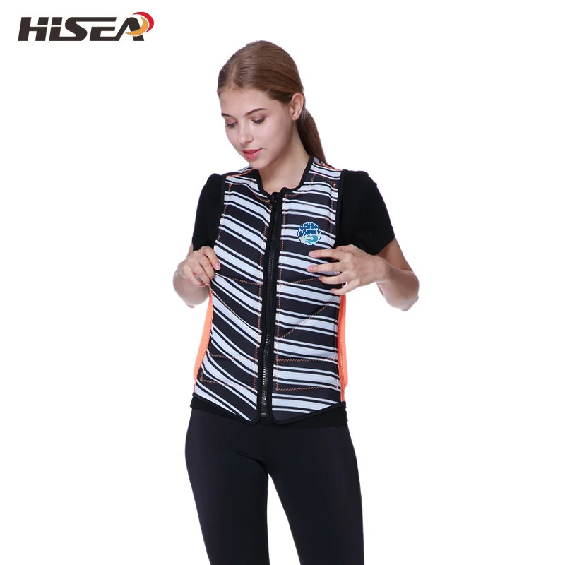

Hisea Adult Super Elastic Vest Big Buoyancy Life Jacket Swimming Rafting Surfing Portable Life Jacket Can Be Worn On Both Sides