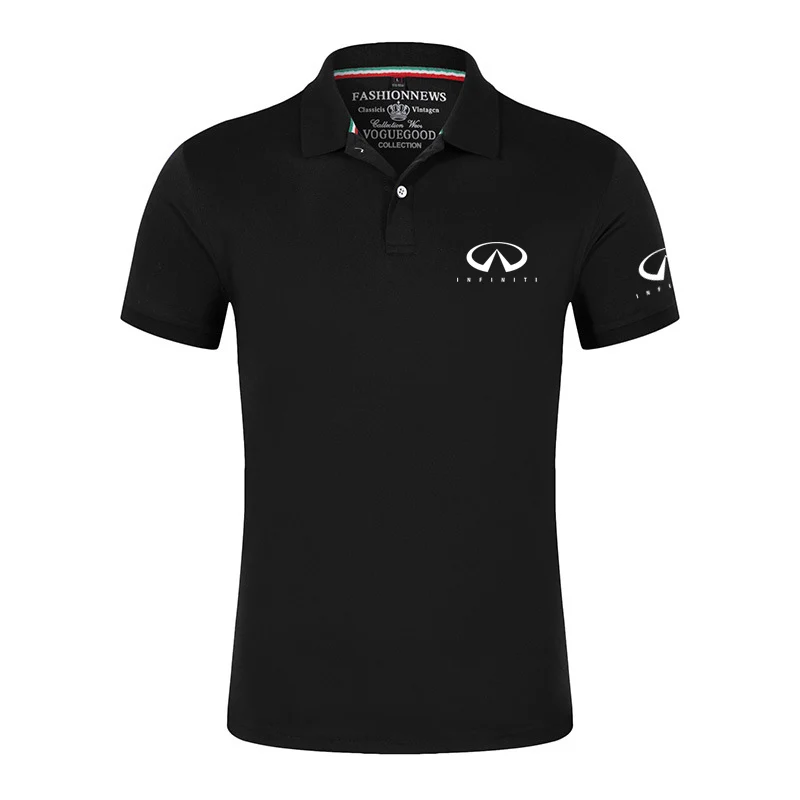 

2021 Infiniti Printing 8 Colors Brand Quality Cotton Polos Men Comfortable Boutique Shirt Men Casual Patchwork Tops Clothing